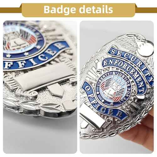 Enamel Badges Pin Clip Design, Identification Badge for Halloween Costumes and Role-Playing Badge