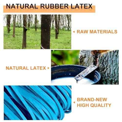 Large Heavy Duty Rubber Bands, 120 Pcs, 5.5 Inch Upgrade Strong Elastic Rubber Bands for Office Supplies and Home Use