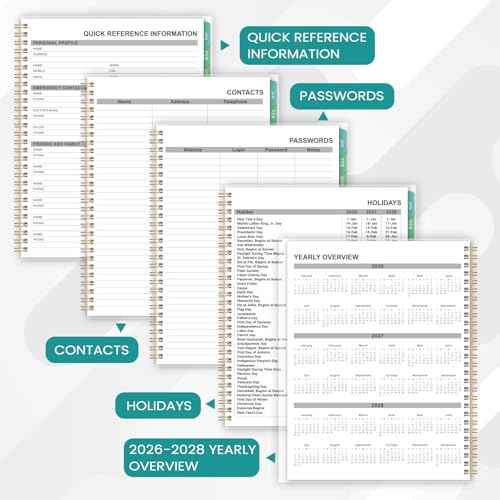 2026 Monthly Planner - 2026 Planner/Calendar, 12 Months Planner with Colorful Tabs, JAN 2026-DEC 2026, 8'' x 10'', 2026 Monthly Calendar with 2-Sides Pockets