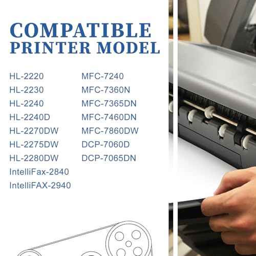 TN420 Toner Cartridge (Black, 2-Pack) - TN 420 Toner Cartridge Replacement for Brother HL-2130 2220 2230 2250DN MFC-7240 7360N 7460DN 7860DW Intellifax-2840 2940 DCP-7060D 7065D Printer