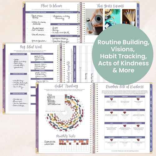 bloom daily planners HARDCOVER 2026 Planner (January to December) - 8.5¡± x 11¡± Weekly & Monthly Dated Agenda Organizer Book with Stickers & Tabs - Good Things Are Coming