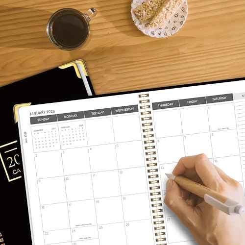 Monthly Planner 2026-2028, 2026-2028 Calendar 36 Months, 8.5" x 11", Jan 2026- Dec 2028,Metal corner protectors with Spiral Bound, 3 Years Academic Planner Perfect for School & Office for Women & Men