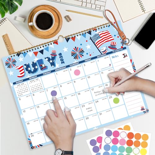 XISIDO Wall Calendar 2026-2027 Seasonal | 18-Month July 2026-Dec 2027, 14.8"x11.5"