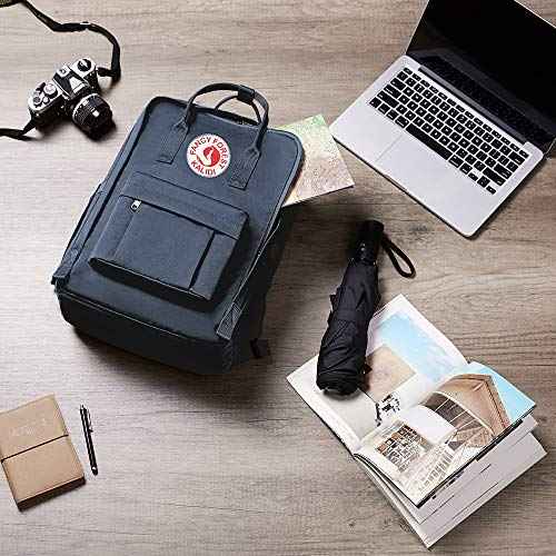 KALIDI Casual Laptop Backpack 15 Inches Classic Camping Rucksack Travel Outdoor Square Daypack College Hiking Gym Bag, Grey Blue