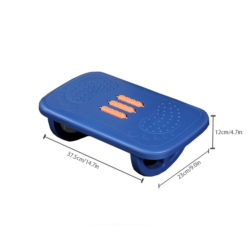 Desk Foot Pedal Desk Under Rocking Foot Pedal is Suitable for Home, Office, car, Plane, Long-Distance Travel Essentials to Relieve Joint Stiffness and Swelling (Blue)