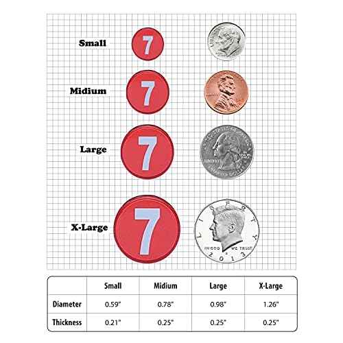 Double-sided Magnetic Calendar Numbers for Schedule Board and Refrigerator calendar, Calendar Dates Indicators for Home & Office