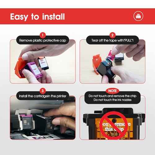 LLAOLLAO Remaunfactured Ink Cartridge Replacement for Canon 245XL 246XL Combo Pack PG-245 CL-246 for Pixma MX490 MX492 TR4520 MG2522 TS3322 TS202 TR4522 MG2920 Printer (1 Black, 1 Color)
