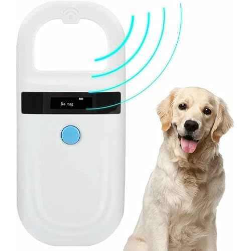 Animal Chip ID Scanner Dog Microchip Reader with OLED Display Screen Supports FDX-B£¨ISO11784/11785£© and EMID Microchips