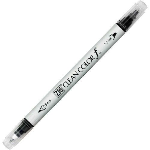 Kuretake ZIG CLEAN COLOR f 36 colors set, 0.5 mm & 1.2 mm, AP-Certified, Odourless, Xylene Free, Suitable for dark paper, Perfect for illustrating, sketching, designing and cartooning. Made in Japan