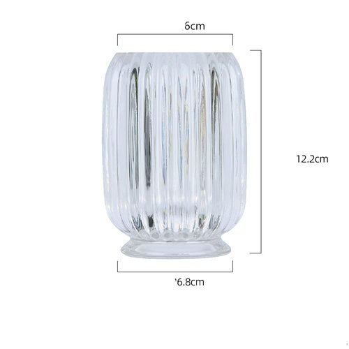 Alipher Makeup Brush Holder Glass Pen Holder Desk Makeup Brush Cup Office Pencil Organizer Unique Brush Storage Holder For Home Office (Green)
