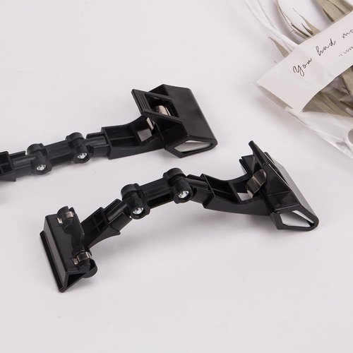 ZORZA 4Pcs Flexible Paper Stand for Desk Rotatable Foldable Document Holder Double Head Paper Holder for Typing Computer Monitor Canvas Clamp