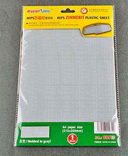 Trumpeter ZIMMERIT A4 Plastic Sheet for Office & Craft Use