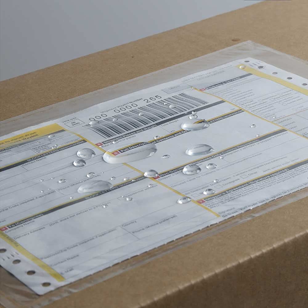 7.5'' x 5.5'' Packing List Pouches, Shipping Label Envelopes Clear Adhesive Top Loading Packing List - 50 Pack