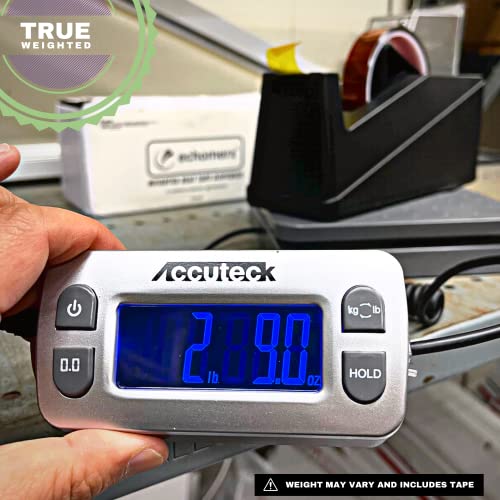 Echomerx One-Handed Desk Tape Dispenser with Weighted Non-Slip Base, 1" and 3" Core Compatibility