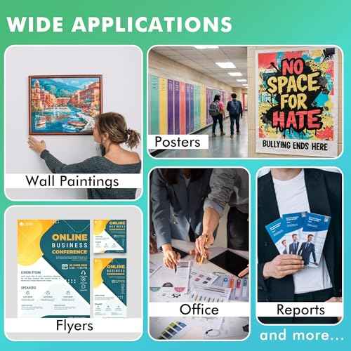 Koala Thin Presentation Paper Double-Sided Matte for Printing Photo 13X19 Inches 110 Sheets Compatible with Inkjet Printer