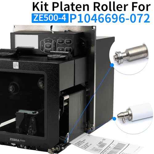P1046696-072 Kit Platen Roller for Zebra ZE500-4 Thermal Label Printer RH&LH 203dpi 300dpi 4-Inch