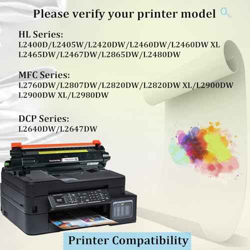 ???????????????? TN830XL Replacement for Brother TN830XL TN830 TN-830 Toner Cartridge, Compatible with HL-L2460DW DCP-L2640DW HL-L2405W HL-L2400D HL-L2480DW MFC-L2820DW MFC-L2820DWXL Printer.