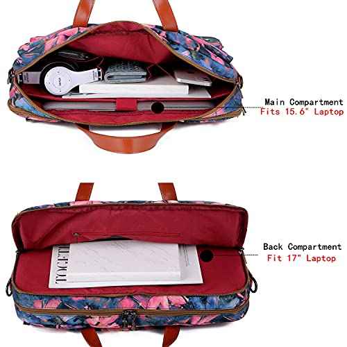 Baosha Multicoloured 17inch Laptop Computer Bag Messenger Bag Briefcase for Women BC-07