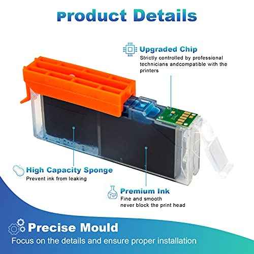 280 281 PGI-280XXL CLI-281XXL Compatible Ink Cartridge Replacement for Canon 280 281 XXL Ink to use with PIXMA TR8600 TS9500 TR8622 TR8622a TR8620 TS700 TS6100 TS6120 TR7520 TS6200 Printer (5 Pack)