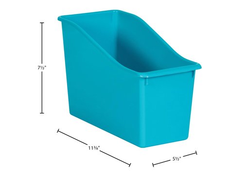 Teacher Brights Plastic Book Bin 6-Pack (TCR2088636)