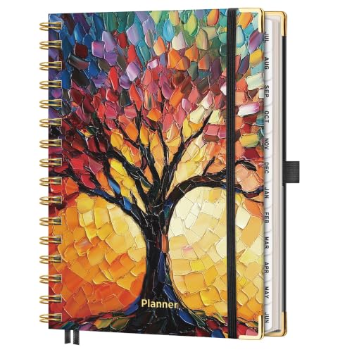 AHGXG Academic Planner 2026-2027, July 2026 - June 2027, 5.7 x 8.3 Inch Portable Organizer