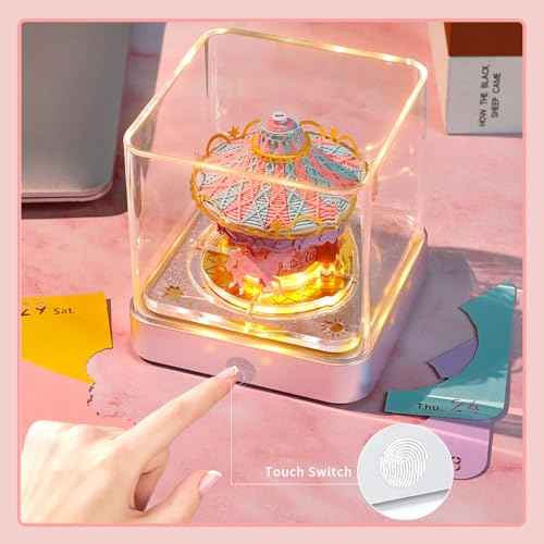 3D Calendar 2026,Time Piece Calendar 2026,3D Memo Pad,3D Desk Calendars 2026,Carousel Tear Away calendar,3D Art Notepad,Christmas Gift,New Year Gift (Carousel)