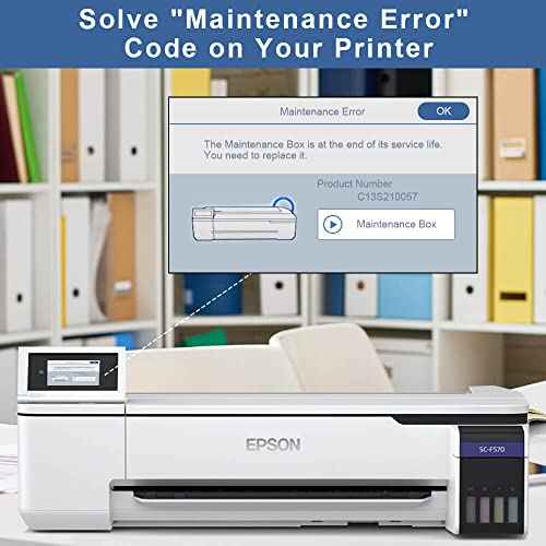 F570 Maintenance Box (C13S210057/SC13MB/S2100) Replacement for Surecolor SC-F570 Pro / T3170 T3170M T3170X T5170 T5170M T2170 Printers - 2 Packs