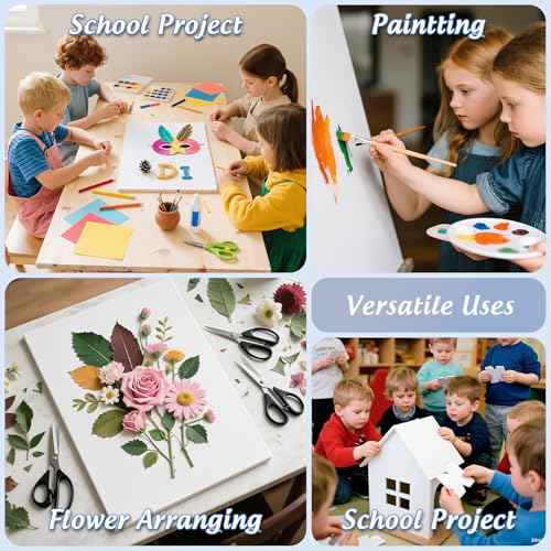 Golden State Art, 10 Pack White Foam Board 18X24 Inch, 3/16'' Thick, Acid Free Foma Core Poster Board for Mounting, Crafts, Art, Presentation