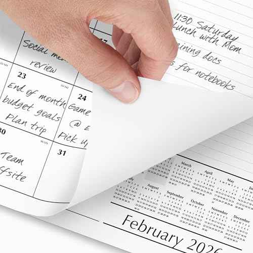 AT-A-GLANCE 2026 Desk Calendar, Monthly, Desk Pad, 17-3/4" x 11", Compact (SK140026)