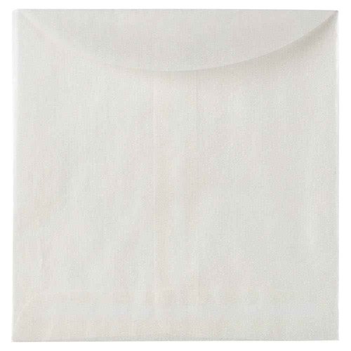 LUXPaper Open End Square Envelopes | 4" x 4" | Glassine | 30lb. Text | 250 Qty