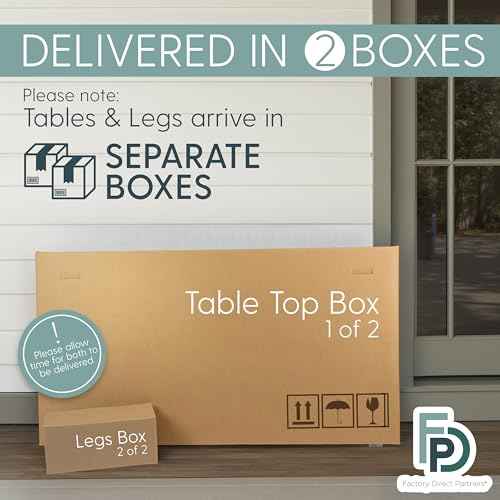 Factory Direct Partners 10093-GYNV Horseshoe Activity School and Office Table (60" x 66"), Standard Legs with Swivel Glides, Adjustable Height 19-30" - Gray Top and Navy Edge
