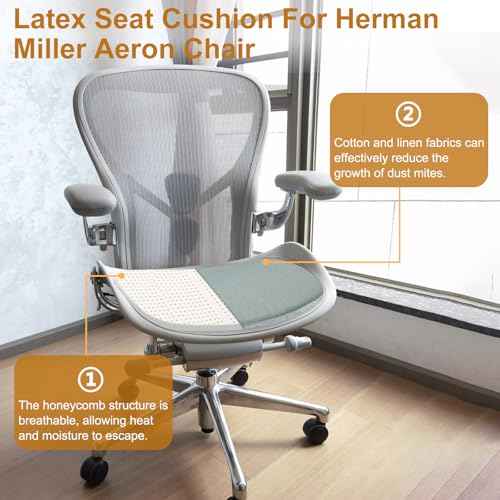 Seat Cushion for Herman Miller Aeron Chair Office Home Computer Chair Seat Pad Soft and Comfortable Seat Mat£¨Fit A/B/C Size £©