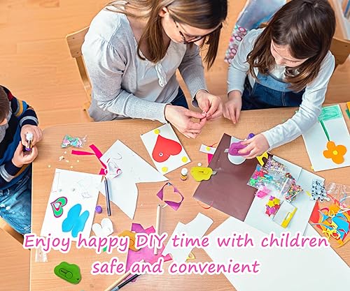 Rainbow-Color Cloud Box Cutter Retractable Mini Utility Knife Set 6 Pcs Safe Letter & Envelope Openers
