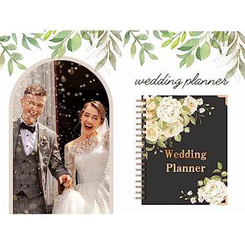 Wedding Planner - Wedding Planner Book and Organizer for the Bride, Wedding Planner Book Unique Engagement Gift for Newly Engaged Couples - Hardcover Bridal Planning Wedding Notebook 11" x 9"