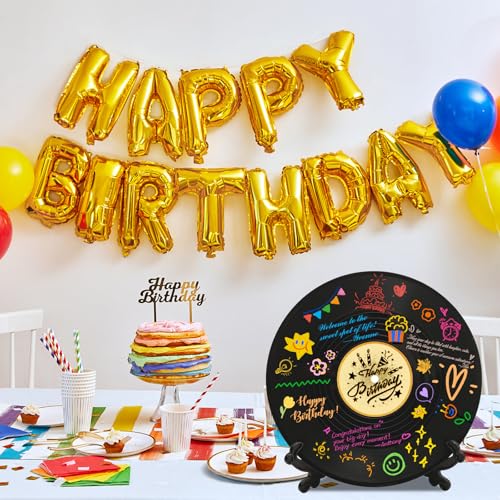 Birthday Vinyl Record Guest Book Alternative — LMVIYAN (Happy Birthday)