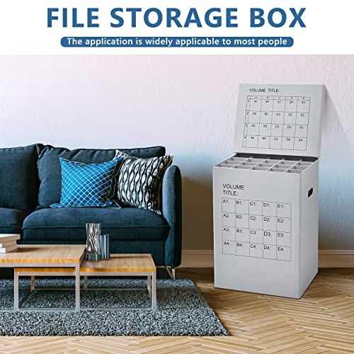 PerKoop 2 Pack Blueprint Holder Storage Organizer for Storing Poster Anchor Charts 40 Slots 25 x 17.7 x 14.2 Inch Blueprint Roll File Holder for Architectural Map School Office Home Items