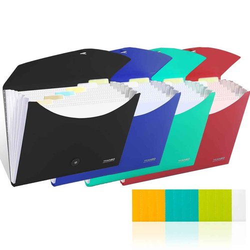 Accordion File Organizer, TRANBO Letter Size/A4 Expanding File Folder