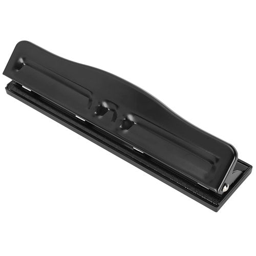 4 Hole Adjustable Punch Manual Home Paper Punching Machines 999D 10 Sheet Capacity Paper Punch Puncher for Office School Crafts Accessories Teacher Supplies, 11.4 x 2.6 x 2.2in