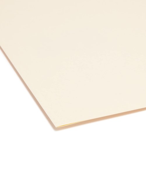 Smead SuperTab File Folder, Oversized Reinforced 1/3-cut Tab, Guide Height, Legal Size, Manila, 100 Per Box (15395)