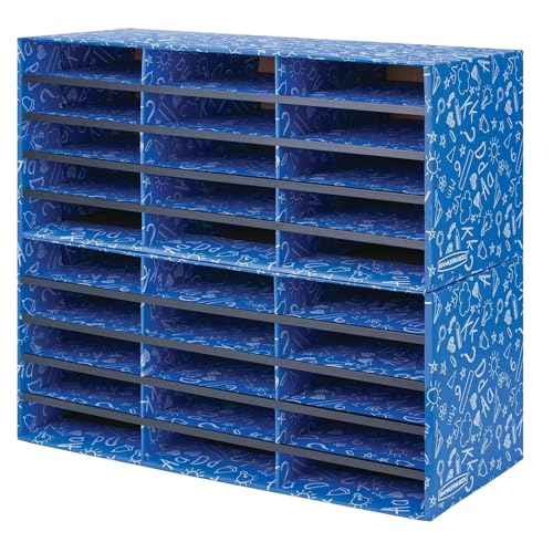 Bankers Box Classroom 30 Compartment Mail Sorter, Single (3384401)
