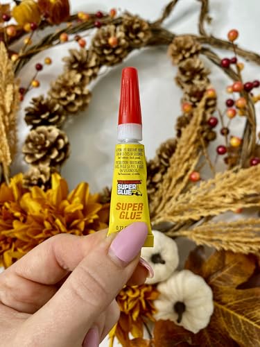 Liquid Super Glue 2g Tubes - 12-Pack, Clear Instant Bonding Precision Tip