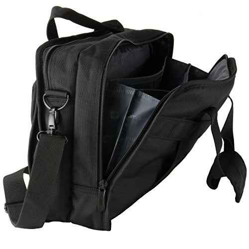 Alpine Swiss Conrad Messenger Bag 15.6 Inch Laptop Briefcase with Tablet Sleeve