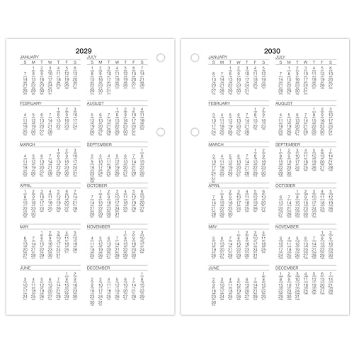 AT-A-GLANCE 2026 Desk Calendar Refill, Daily, 4-1/2" x 7-1/2", Large, Loose-Leaf, Burkhart's Day Counter (E7125026)