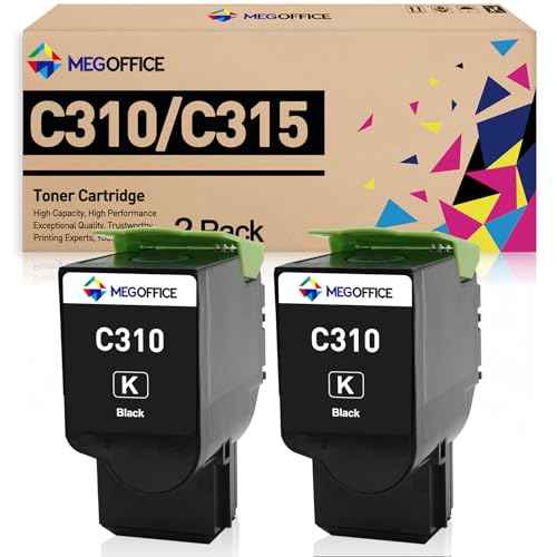 Compatible Toner Cartridge Replacement for Xerox C310 C315 Toner Cartrige C310DNI C310DNIM C315 C315DNI 006R004356 2 Black