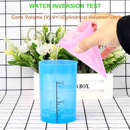 3D Geometric Solids Geometric Shapes 8 Solids Shapes and 1 Cylinder Cone Volume Surface Area Demonstrator Set Teacher Aids Math Helper School Supplies