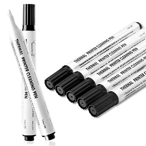 Thermal Printer Printhead Cleaning Pen - ZHYIN Thermal Pen Cleaner Printhead Cleaning Kit, Print Head Cleaning Pen for Card Printer Thermal Printer (20PCS)