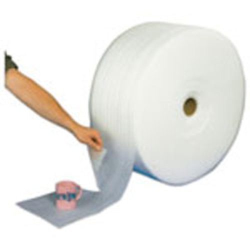 Aviditi Polyethylene Parcel Ready Perforated Air Foam Roll, 350' L x 12" W x 1/8" H, White (FWUPS18S12P)