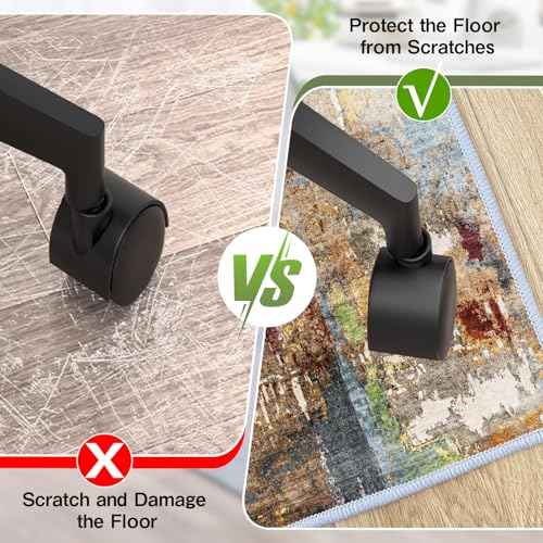 WTHYGB Office Chair Mat for Hardwood Floor Abstract Washable Desk Throw Rug for Rolling Chair Non-Slip Computer Chair Protector 36¡±x60¡±