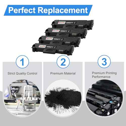 106R02777 Toner Cartridge Replacement for Xerox 3260 106R02777 106R02775 Black Toner Cartridge Work with WorkCentre 3215 3215NI 3225 3225DNI Phaser 3260 3260DI 3260DNI 3052 Printer (4-Pack)