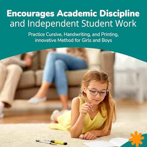 Best value Channie¡¯s Visual Math, Handwriting, and Cursive Bonus Pack of 5 Separate Workbooks, Grades 1st ? 3rd, With FREE Alphabet Card - Learning Workbook for Homeschool and After School
